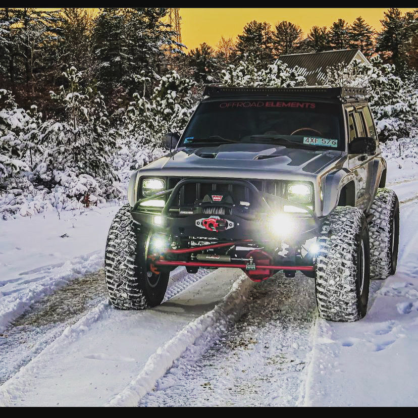 GateKeeper Off-Road 1983-2006 Jeep TJ XJ YJ ZJ Steerable Knuckle Pod Light Mounts for Wrangler Cherokee Dana 30 44 Axles