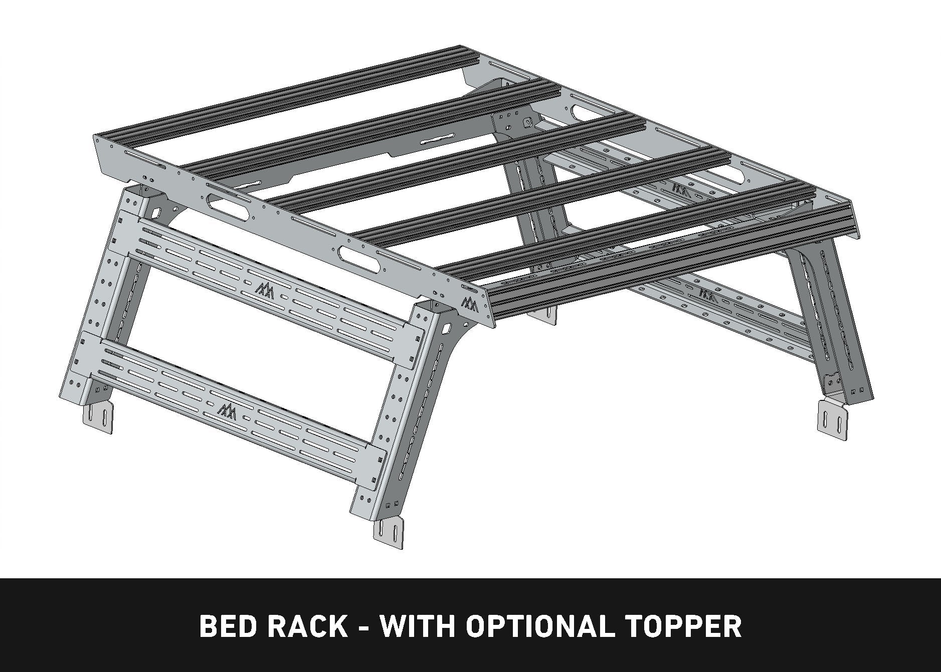 Backwoods Toyota Tacoma (2005+) Bed Rack - DRIFTR Topper (Add-on)