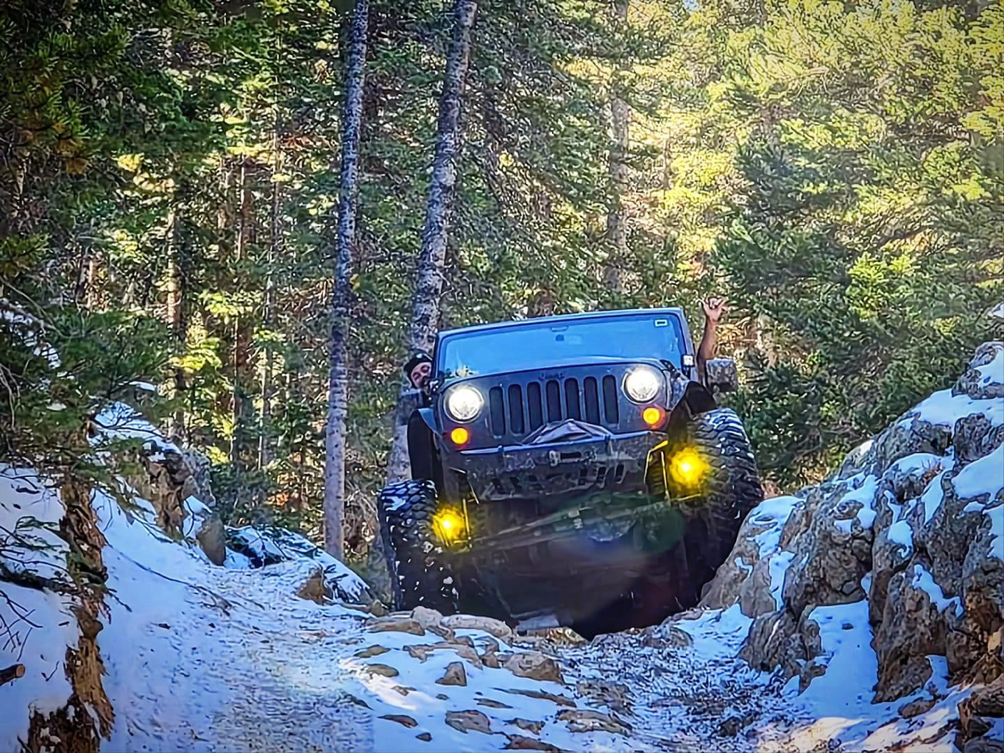 GateKeeper Off-Road 2007-2018 Jeep Wrangler JK Steerable Knuckle Pod Light Mounts Fits Dana 30/44 Axles