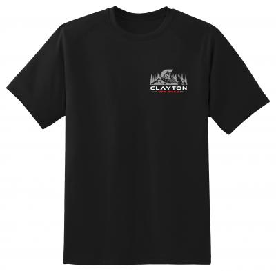 Clayton Off Road black Overland t-shirt, universal fit