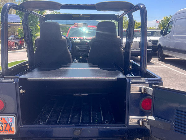 Diabolical Inc Ridgeback for Jeep Wrangler TJ, tie-down rails