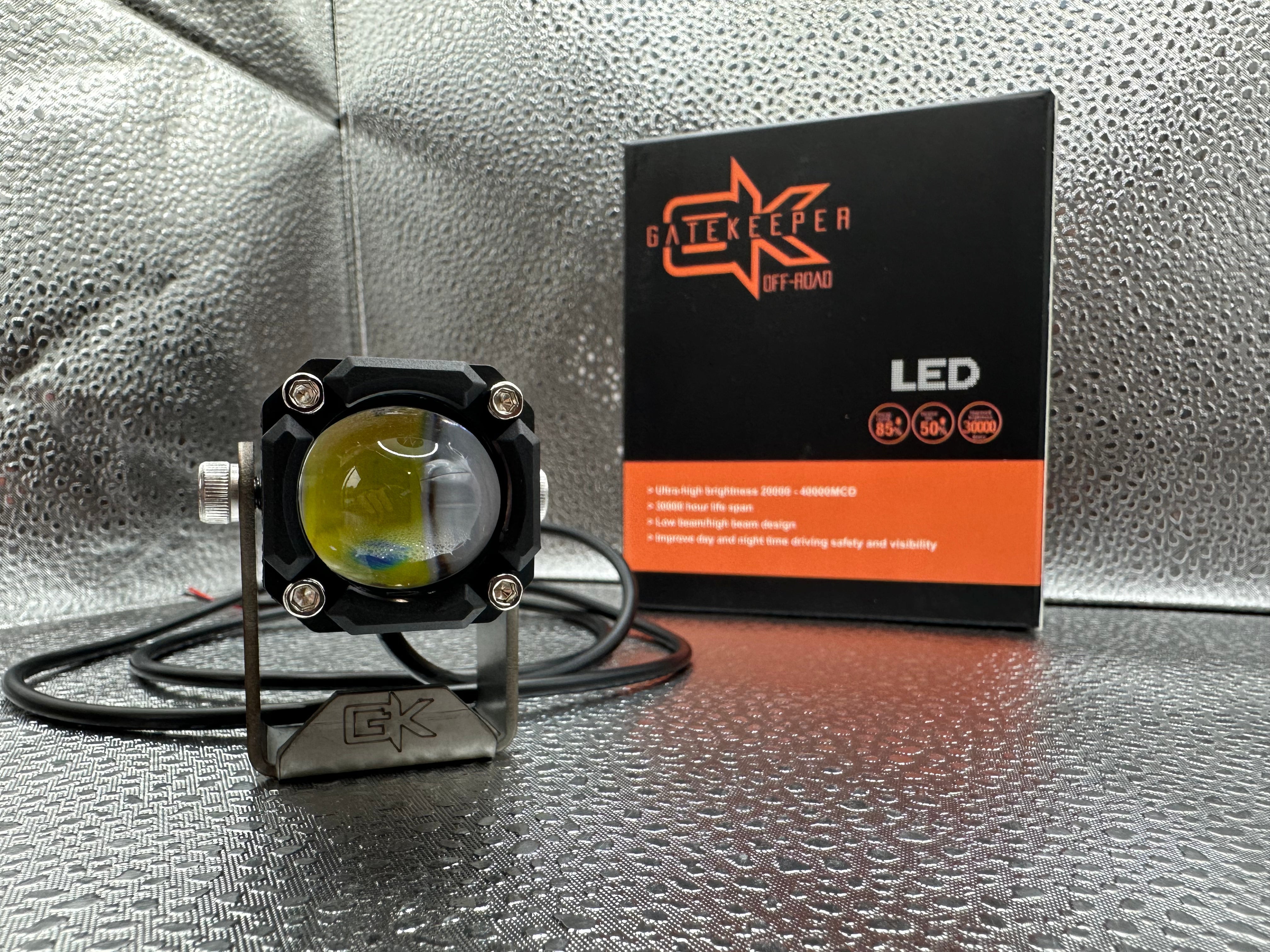 Gatekeeper GK "Easy Switch" 3 Function LED Amber/White Pod Lights