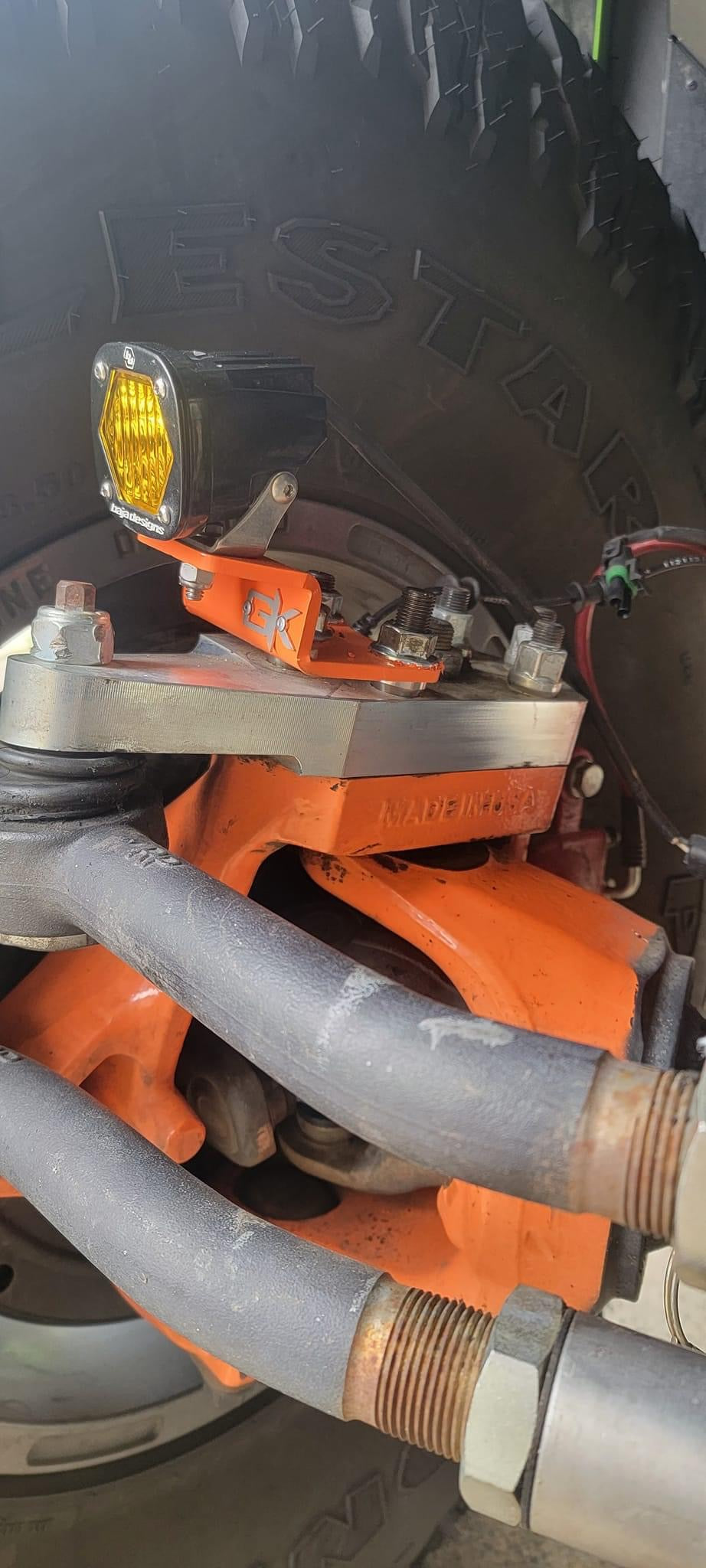 GateKeeper 越野 Dana 60“Kingpin”可转向转向节吊舱灯座,适用于高转向