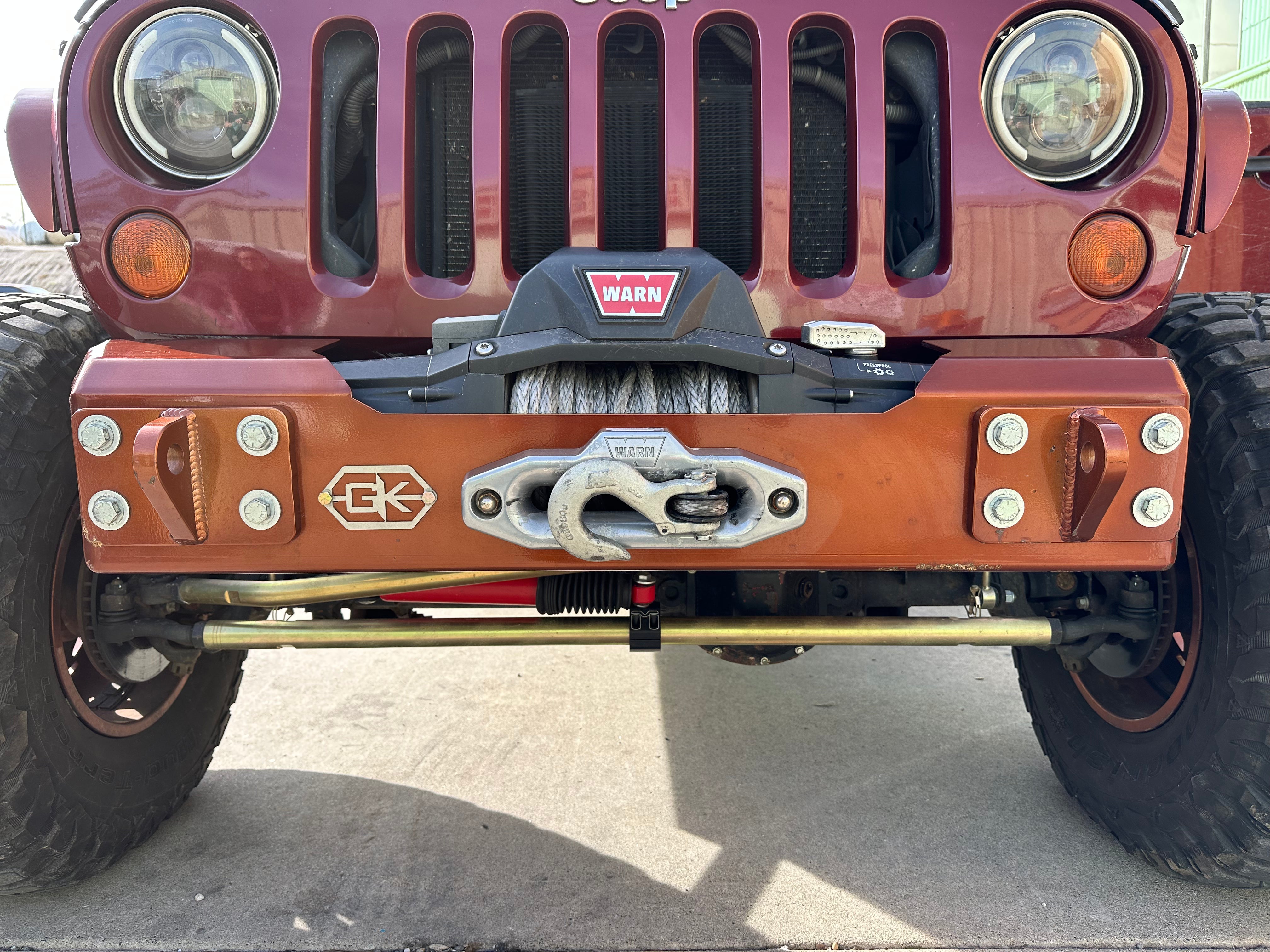 Front Gauntlet Series Stubby Bumper for Jeep JK Wrangler