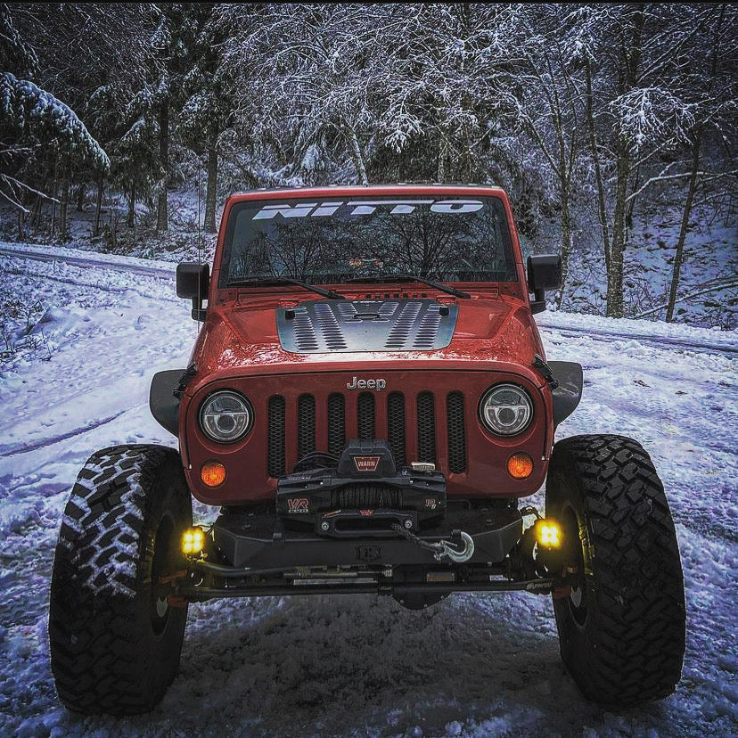 GateKeeper Off-Road 2007-2018 Jeep Wrangler JK Steerable Knuckle Pod Light Mounts Fits Dana 30/44 Axles