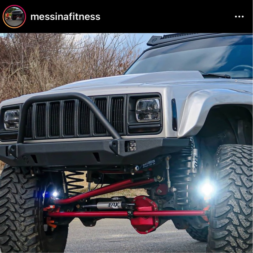GateKeeper Off-Road 1983-2006 Jeep TJ XJ YJ ZJ Steerable Knuckle Pod Light Mounts for Wrangler Cherokee Dana 30 44 Axles