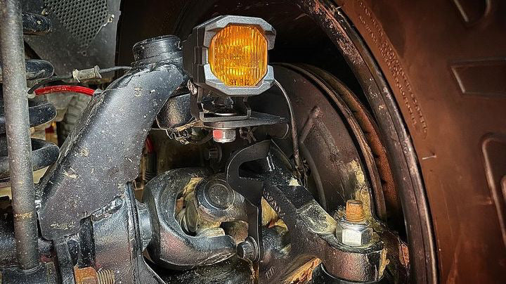 GateKeeper Off-Road 2007-2018 Jeep Wrangler JK Steerable Knuckle Pod Light Mounts Fits Dana 30/44 Axles