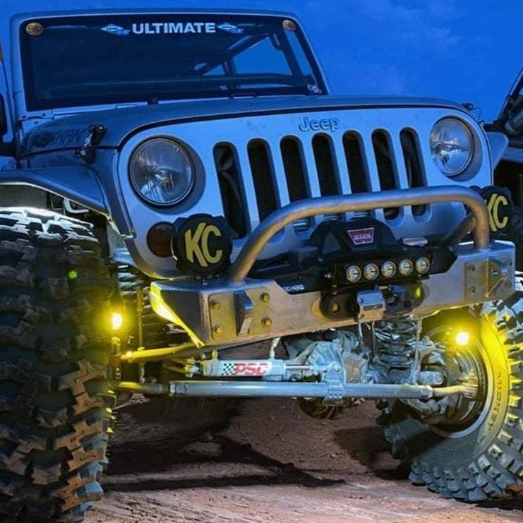 GateKeeper Off-Road Dana Spicer Ultimate Dana 60 Steerable Knuckle Pod Light Mounts for High Steer