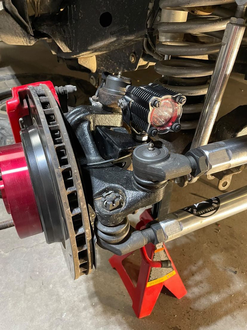 GateKeeper Off-Road 2007-2018 Jeep Wrangler JK Steerable Knuckle Pod Light Mounts Fits Dana 30/44 Axles