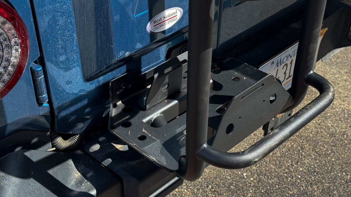 Dirtbox rear ladder with jerry can holder for INEOS Grenadier
