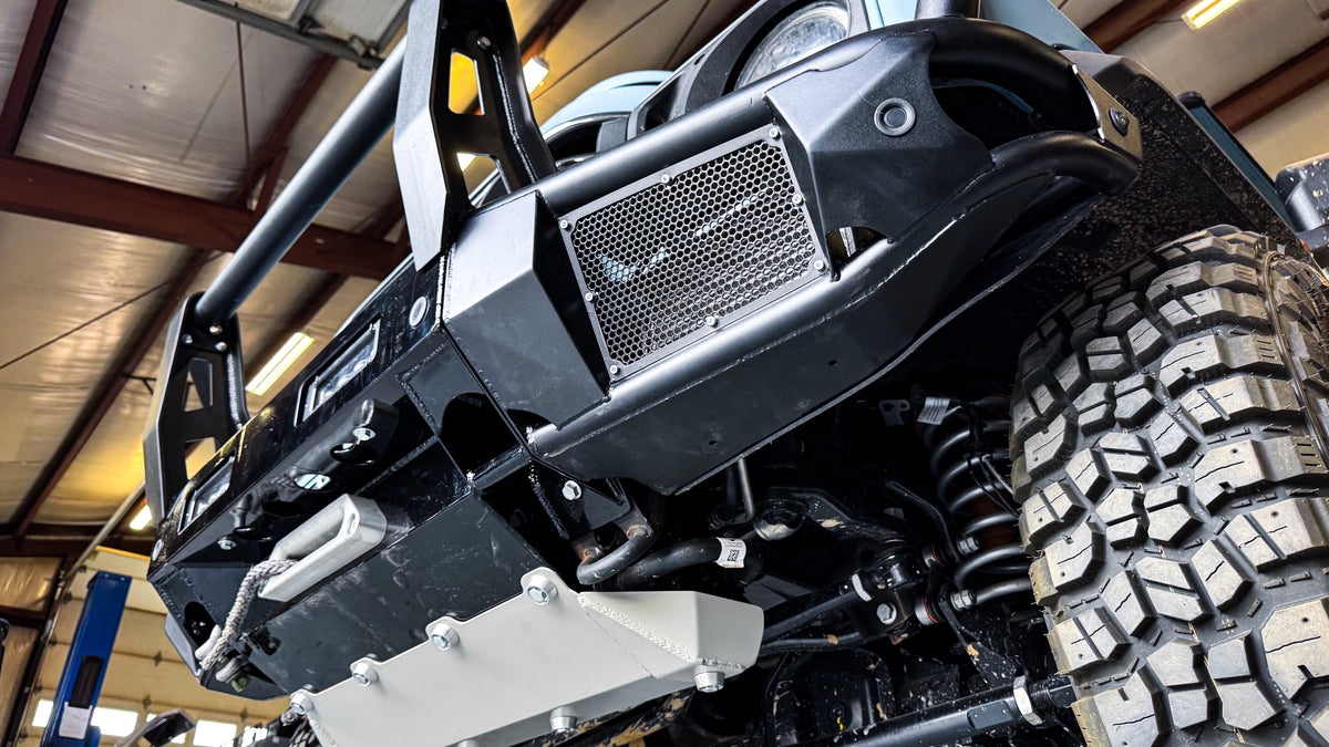 Dirtbox modular winch bumper and bullbar for INEOS Grenadier and Quartermaster
