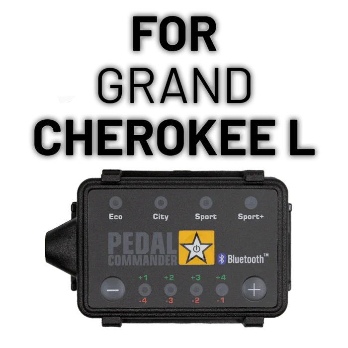 Pedal Commander throttle response controller for Jeep Grand Cherokee L, Bluetooth compatible