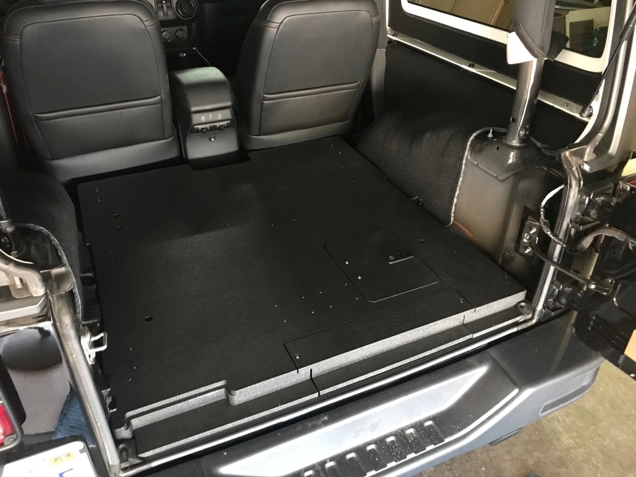 Jeep Wrangler 2007-2018 JK 2 puertas: sistemas de placas traseras