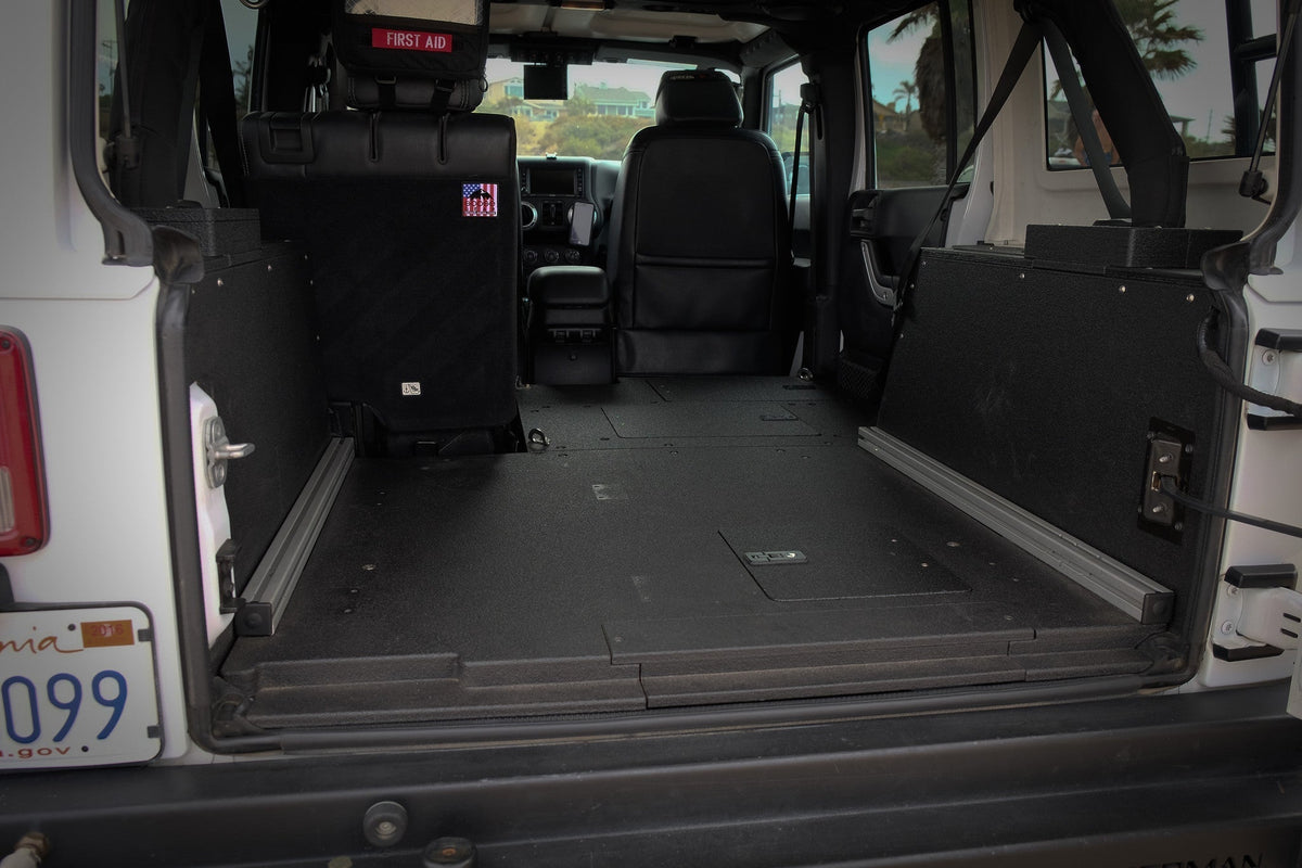 Jeep Wrangler 2007-2018 JKU 4 Door - Second Row Seat Delete Plate System – view 11