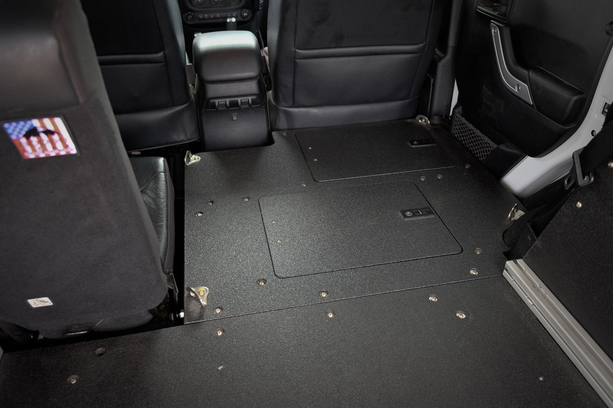 Jeep Wrangler 2007-2018 JKU 4 Door - Second Row Seat Delete Plate System – view 7