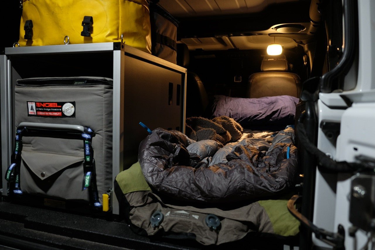 Jeep Wrangler 2007-2018 JKU 4 puertas: sistema de placa de eliminación del asiento de la segunda fila