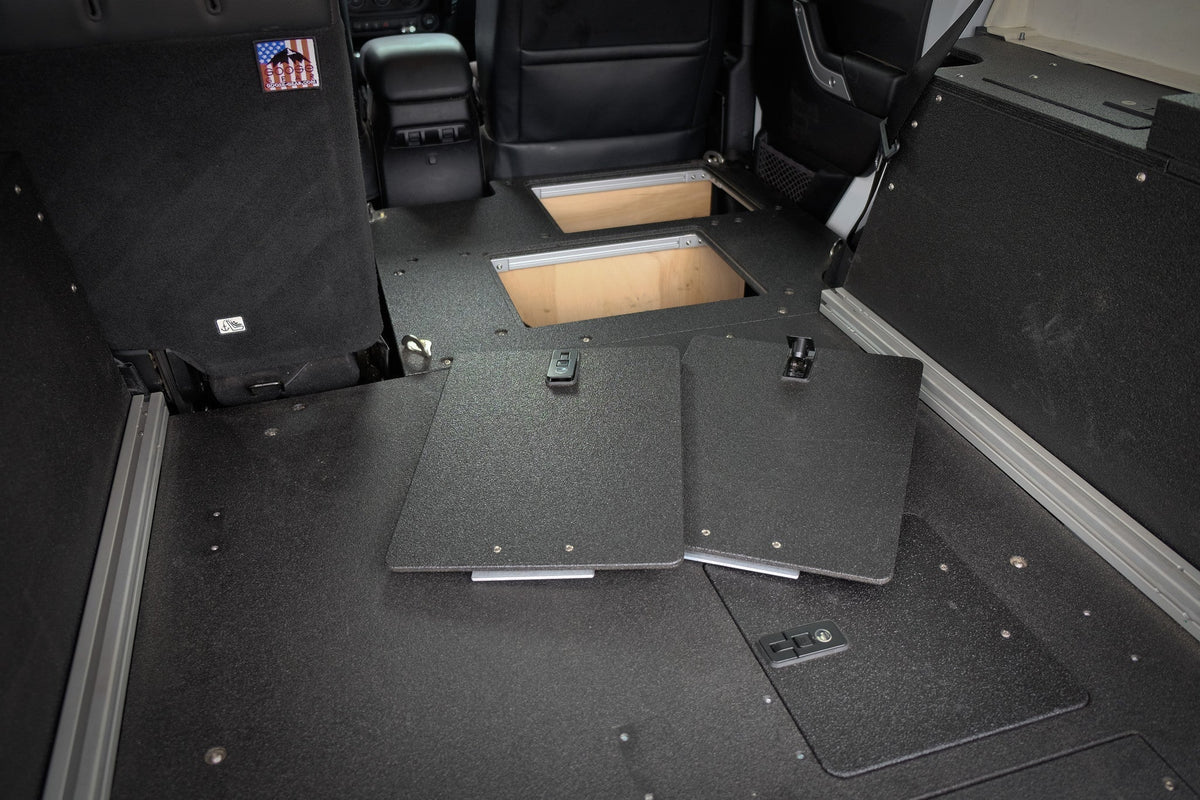 Jeep Wrangler 2007-2018 JKU 4 Door - Second Row Seat Delete Plate System – view 5