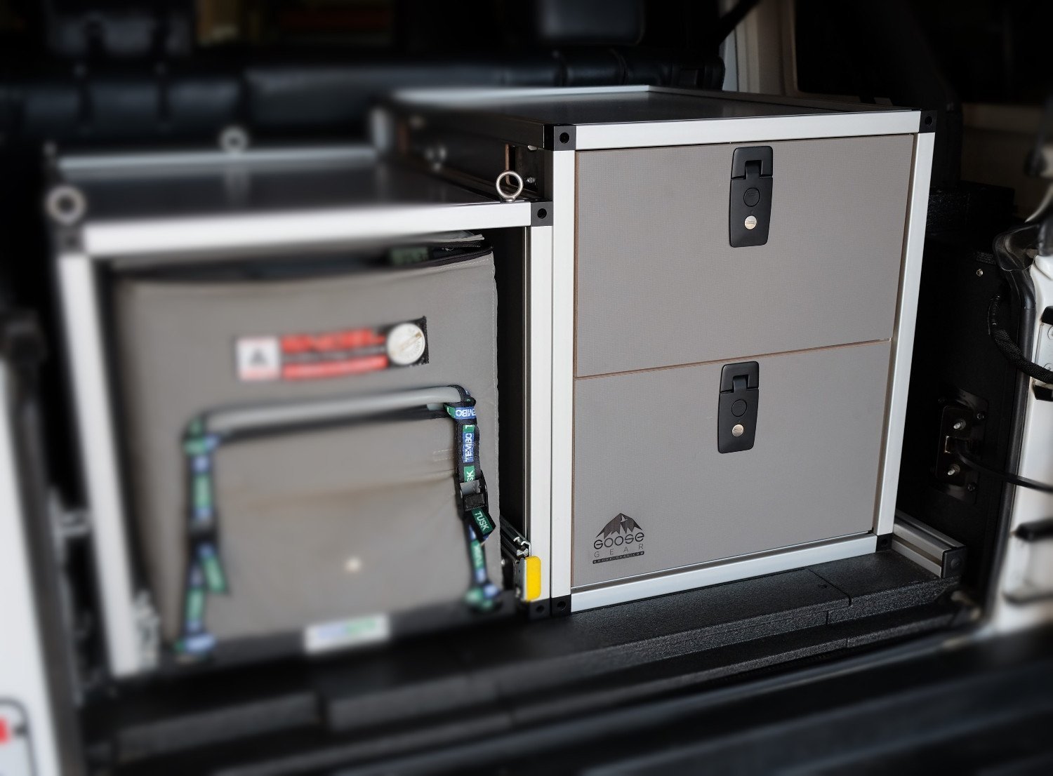 Goose Gear Jeep Wrangler JK 2007-2018 2 Door - Double Drawer Module