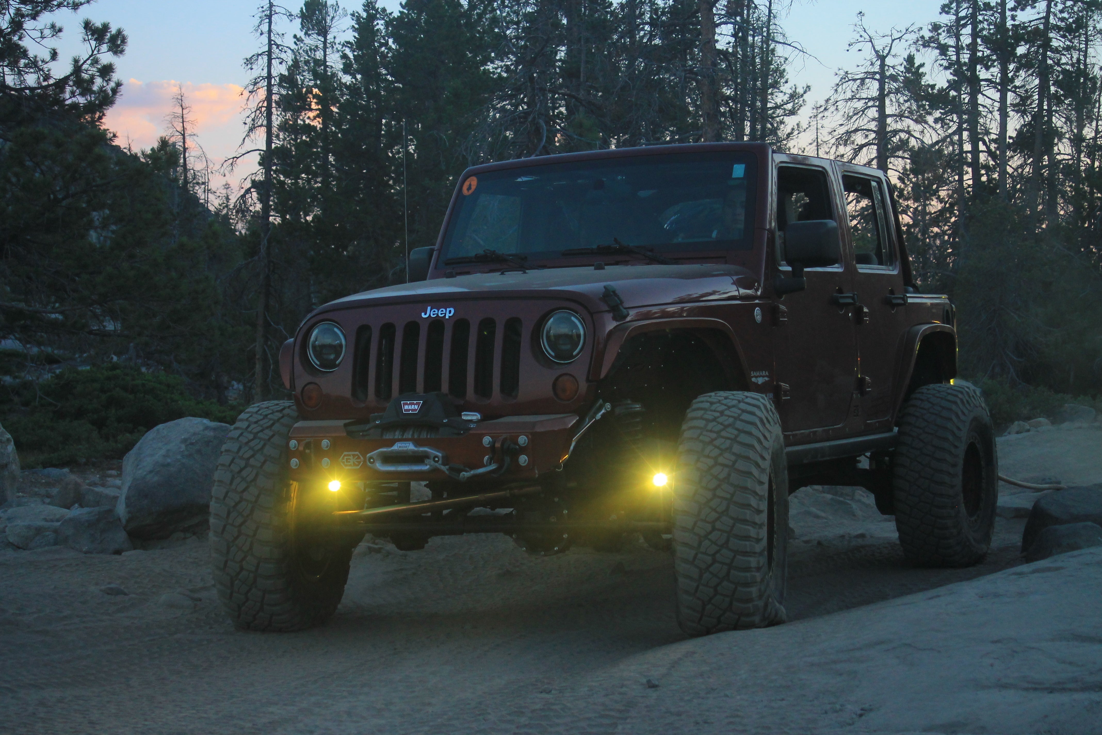 GateKeeper Off-Road 2007-2018 Jeep Wrangler JK Steerable Knuckle Pod Light Mounts Fits Dana 30/44 Axles