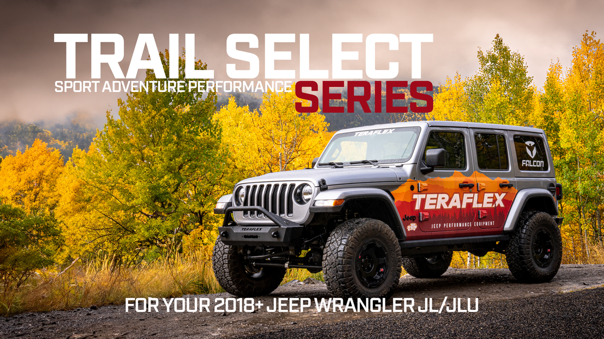 TeraFlex 2.5" Trail Select Sport Kit W/ Falcon 1.1 Shocks JL Wrangler 2018-2026