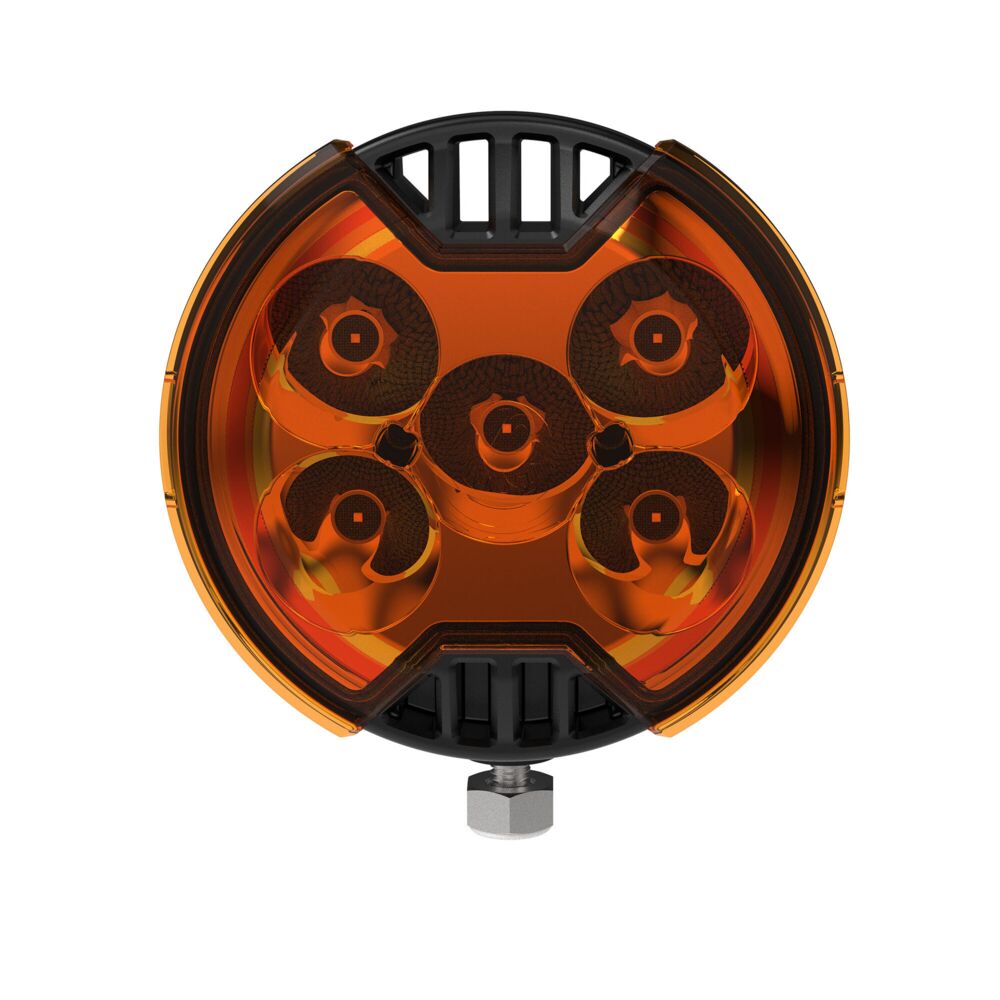 KC HiLiTES SlimLite 4" LED Light Shield - Amber