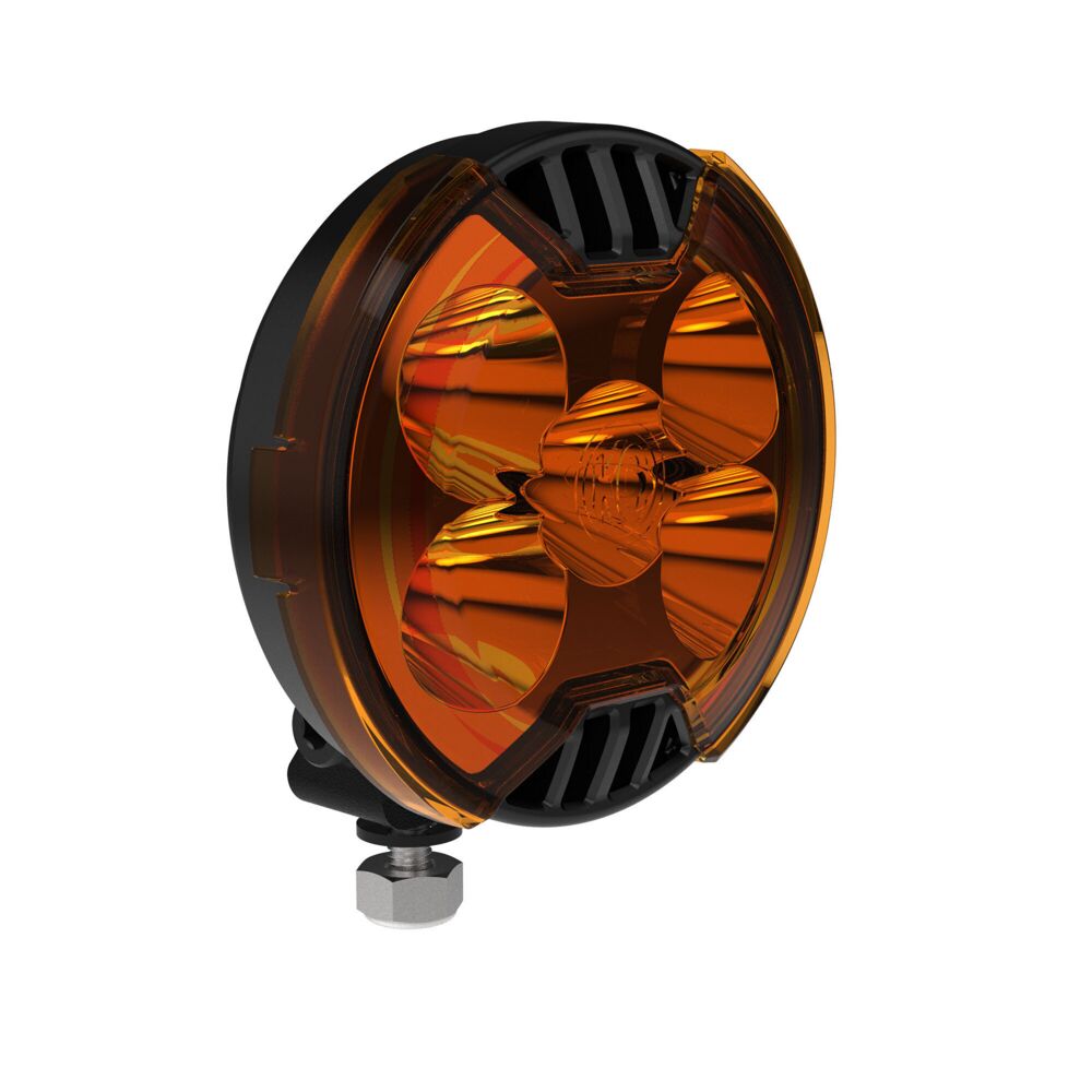KC HiLiTES SlimLite 4" LED Light Shield - Amber