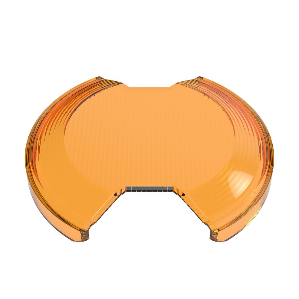 KC HiLiTES SlimLite 4" LED Light Shield - Spread - Amber