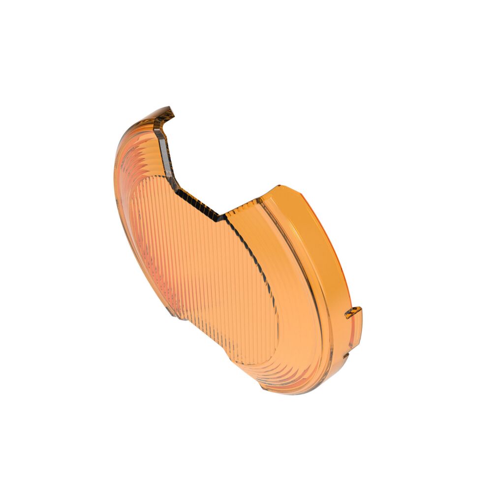 KC HiLiTES SlimLite 4" LED Light Shield - Spread - Amber
