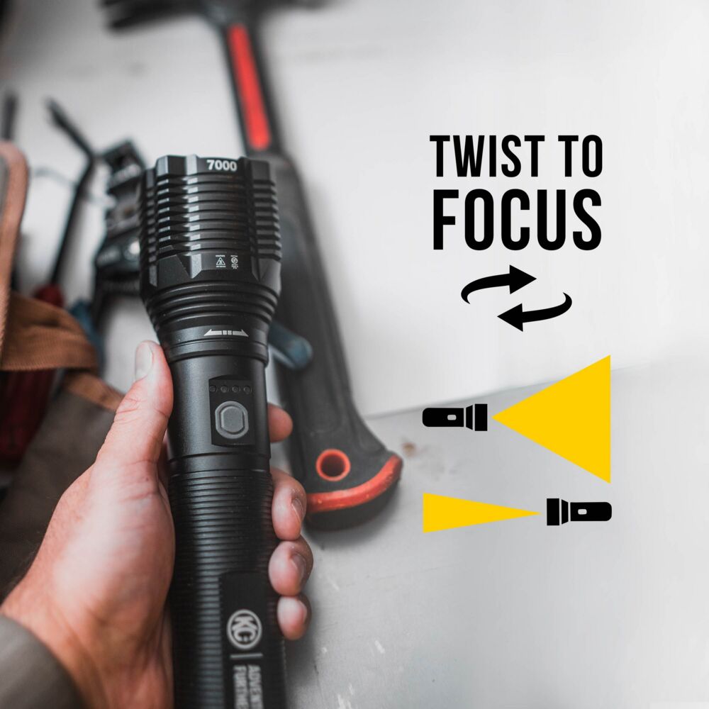 KC HiLiTES FLX 7K rechargeable flashlight - view 3