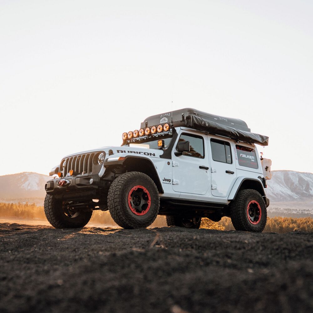 KC HiLiTES Gravity Titan Overhead Light Bar Kit for Jeep Wrangler 392 & Gladiator Mojave 2020-2026