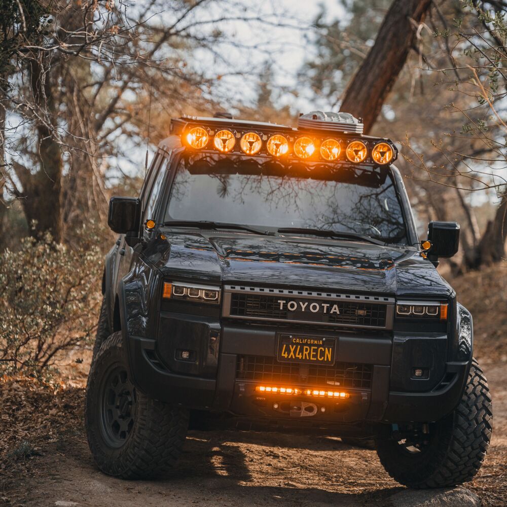 KC HiLiTES Platform One Roof Rack with 360° Lighting for 2024-2026 Toyota Land Cruiser