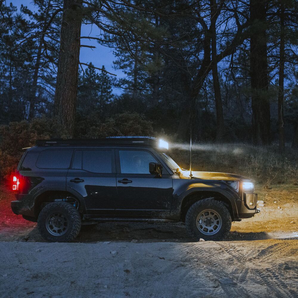 KC HiLiTES Platform One Roof Rack with 360° Lighting for 2024-2026 Toyota Land Cruiser