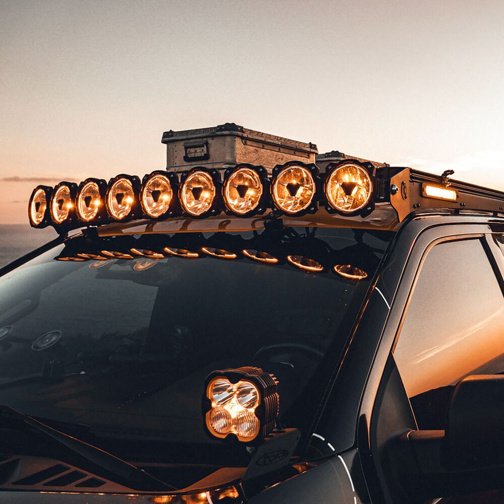 KC HiLiTES Platform One Roof Rack with 360° Lighting for 2015-2026 Ford F-150