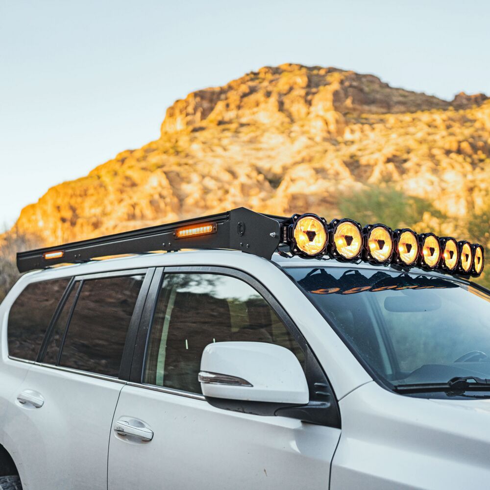 KC HiLiTES Platform One Roof Rack with 360° Lighting for 2010-2023 Lexus GX 460