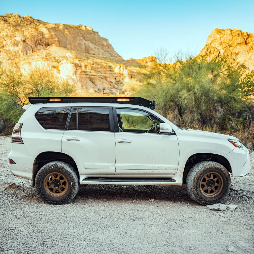 KC HiLiTES Platform One Roof Rack with 360° Lighting for 2010-2023 Lexus GX 460