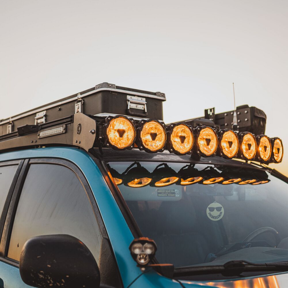 KC HiLiTES Platform One Roof Rack with 360° Lighting for 2003-2009 Lexus GX 470