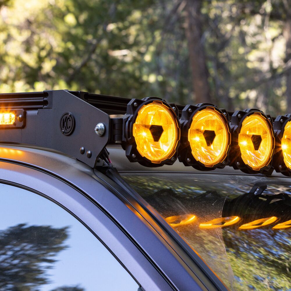 KC HiLiTES Platform One Roof Rack with 360° Lighting for 2025-2026 Toyota 4Runner