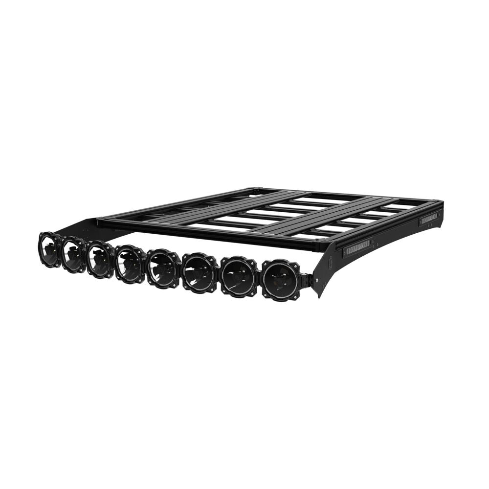 KC HiLiTES Platform One Roof Rack with 360° Lighting for 2024-2026 Ford Ranger