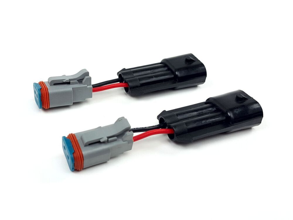 KC HiLiTES H10 to DT Fog Light Adapters for 1999-2016 Ford Super Duty