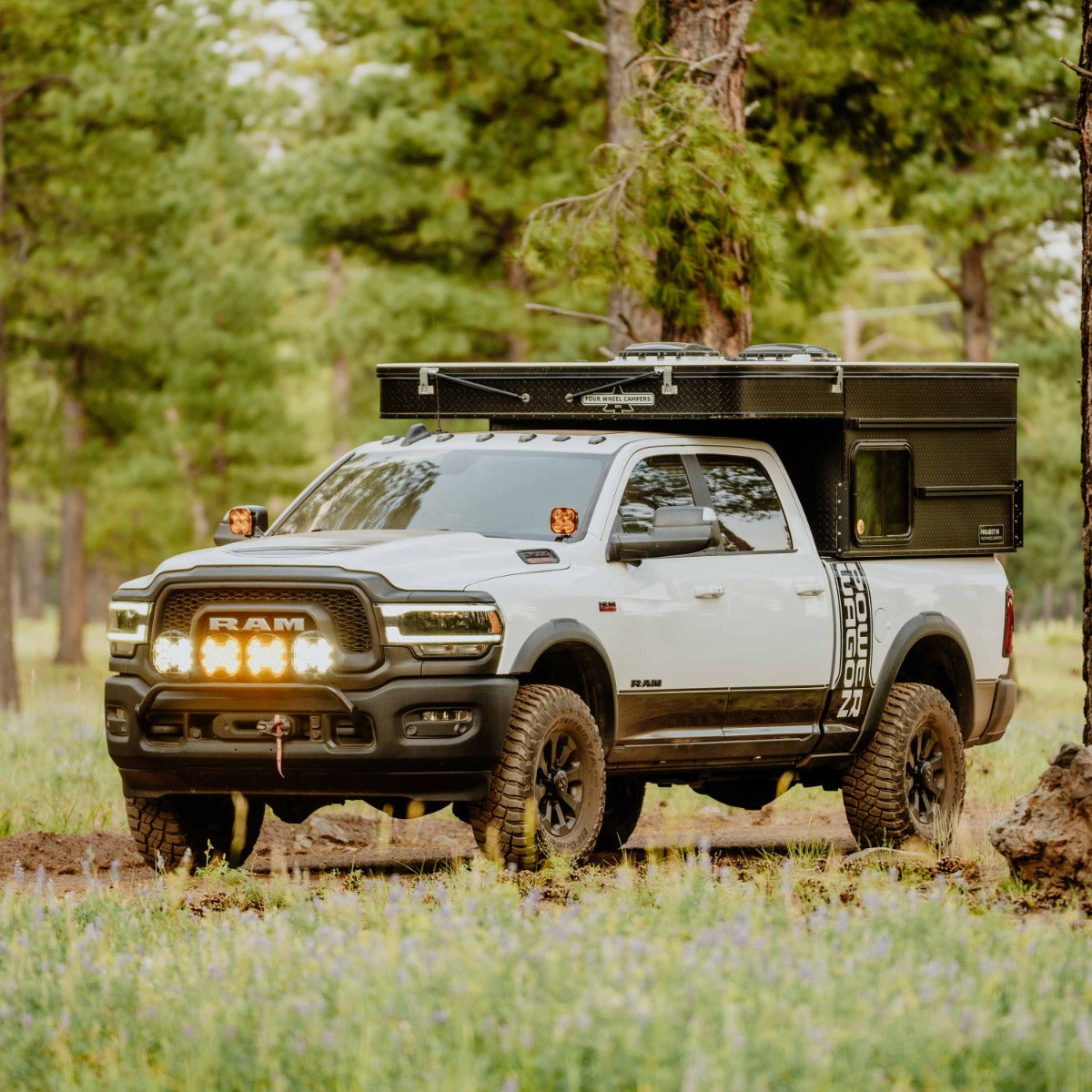 KC HiLiTES SlimLite 8" Bumper Light Kit for 2019+ RAM 2500/3500 / Power Wagon
