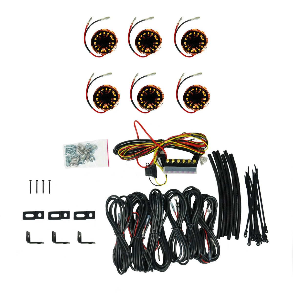 KC HiLiTES Cyclone LED Engine Tray Light Kit for 2024-2025 Toyota Tacoma / Land Cruiser
