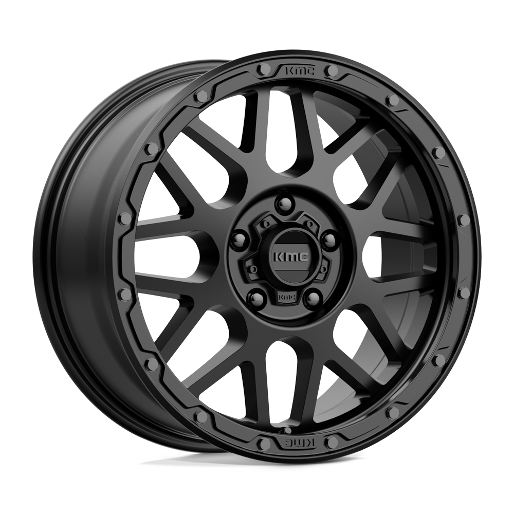 KMC KM535 Grenade Off-Road wheel in Matte Black, universal fit