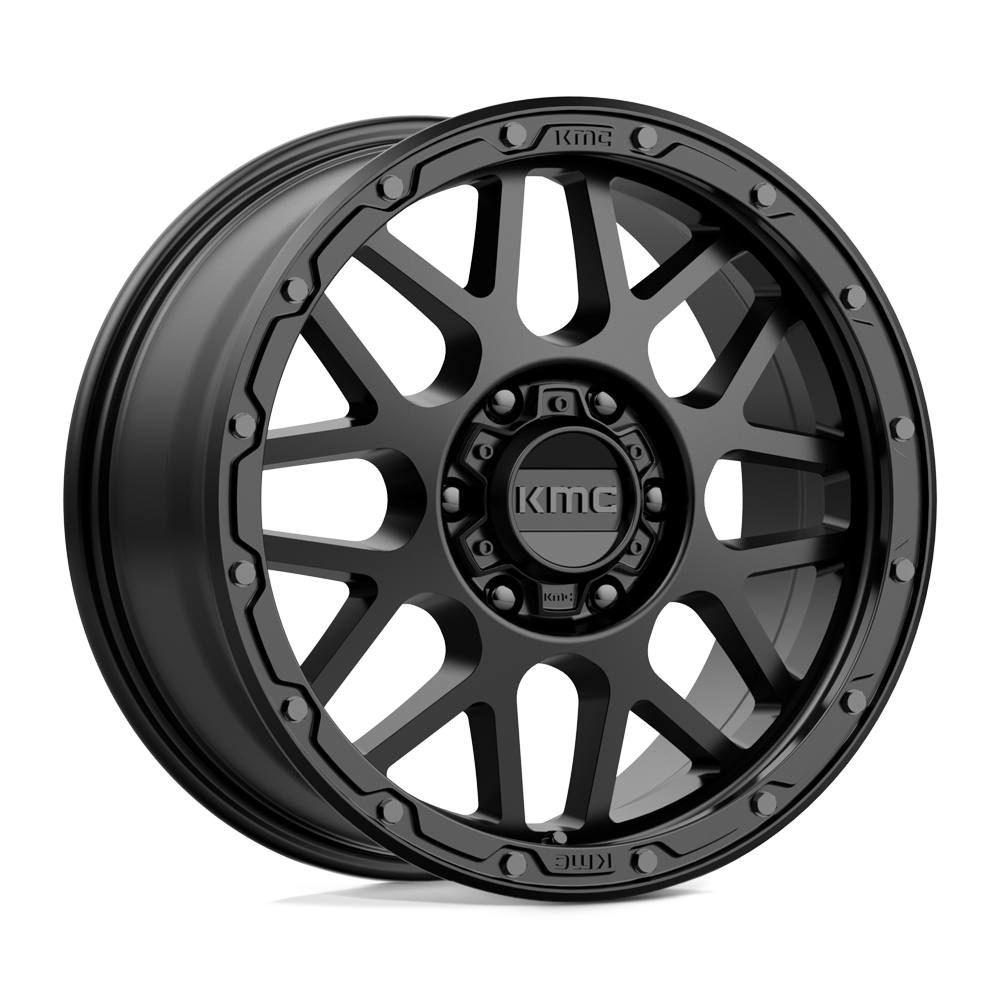 KMC KM535 Grenade Off-Road wheel in Matte Black for off-road trucks and SUVs