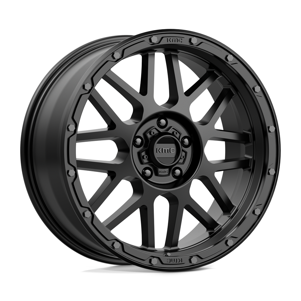 KMC KM535 Grenade Off-Road wheel in Matte Black, universal fit