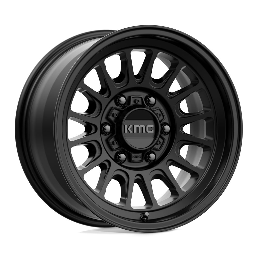 KMC KM724 Impact OL wheel in Satin Black, universal fit