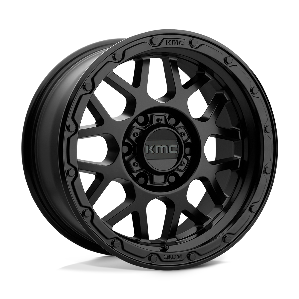 KMC KM535 Grenade Off-Road wheel in Matte Black, universal fit