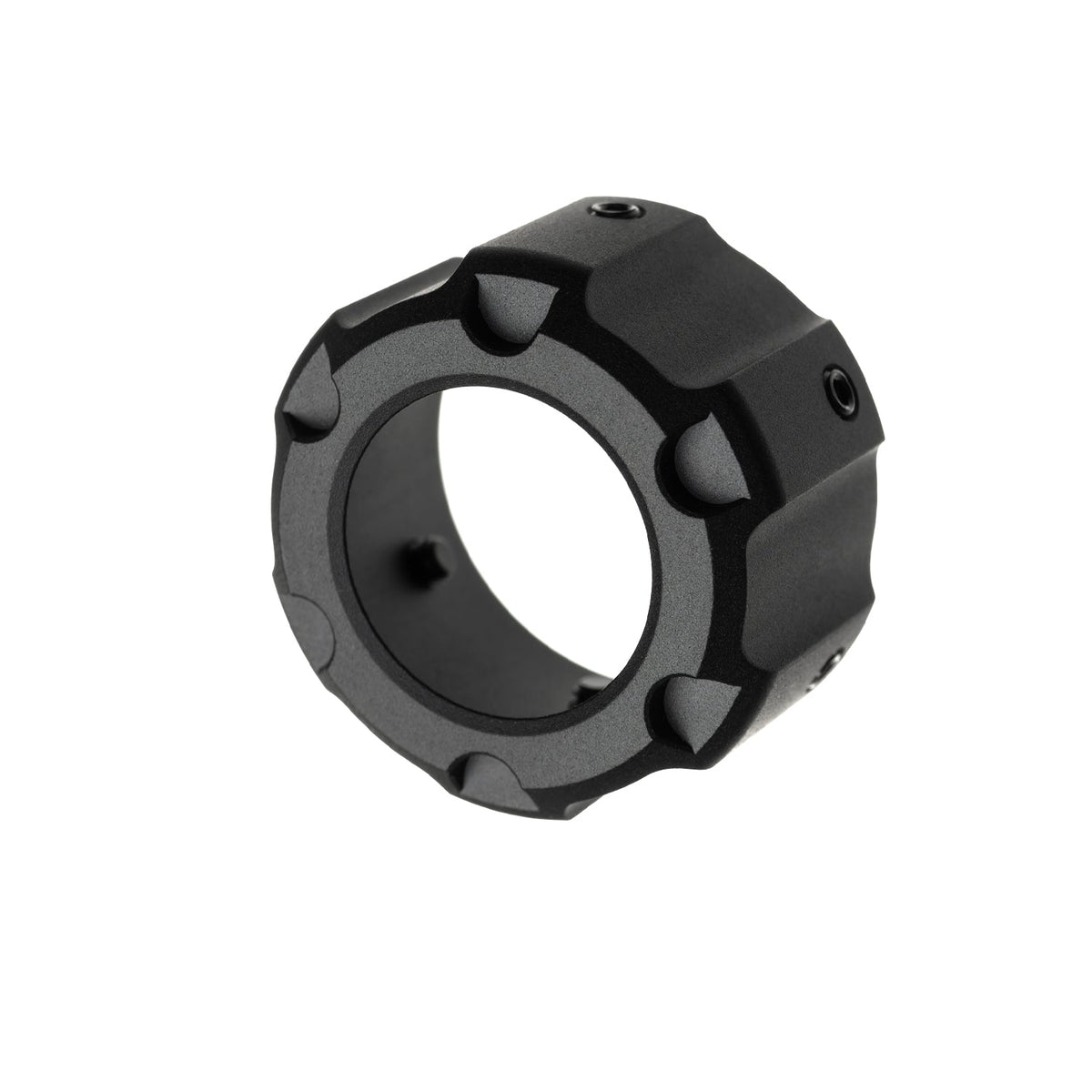 AJT Design black anodized billet radio knobs for 2025+ Ram with 14.5" screen