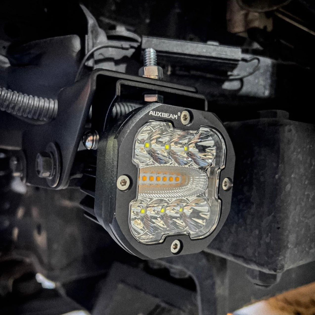 TEQ Offroad LED Pod Brackets for High Clearance Bumpers 1996-2002 4Runners