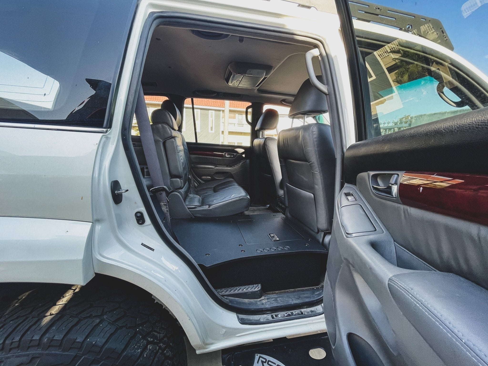 Lexus GX470 2002-2009 - Sistema de placa de eliminación del asiento de la segunda fila