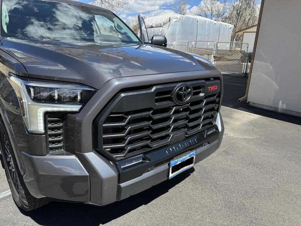 2022-2026 Toyota Tundra Front Grille Surround BumperShellz - Chrome Delete Kit